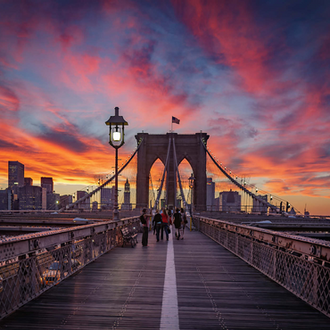 Darstellung des Puzzle Motivs Brooklyn Sunset 1000 Puzzle 3D Modell