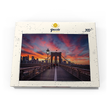 Darstellung des Puzzle Motivs Brooklyn Sunset 200 Puzzle Schachtel Ansicht3