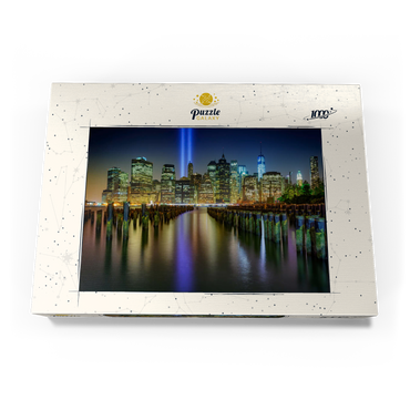 Darstellung des Puzzle Motivs NYC Tribute Lights 1000 Puzzle Schachtel Ansicht3