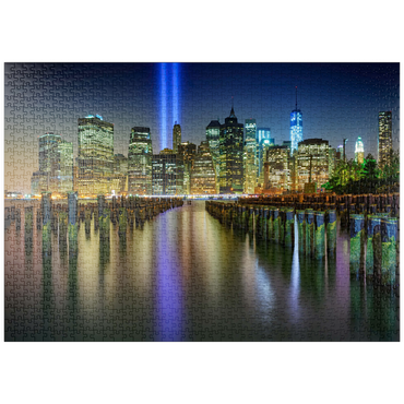 Darstellung des Puzzle Motivs puzzleplate NYC Tribute Lights 1000 Puzzle