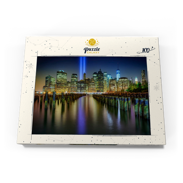 Darstellung des Puzzle Motivs NYC Tribute Lights 100 Puzzle Schachtel Ansicht3