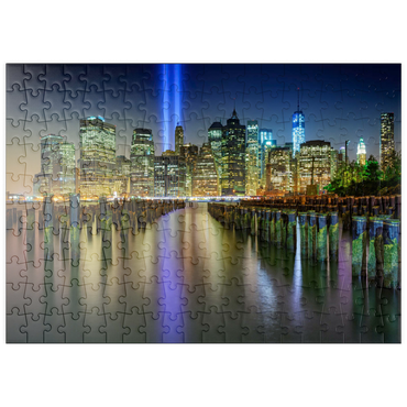 Darstellung des Puzzle Motivs puzzleplate NYC Tribute Lights 200 Puzzle