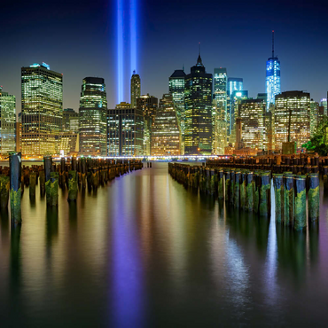 Darstellung des Puzzle Motivs NYC Tribute Lights 200 Puzzle 3D Modell