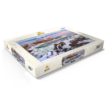 Darstellung des Puzzle Motivs Winter Sunset at Portland Head 200 Puzzle Schachtel Ansicht1