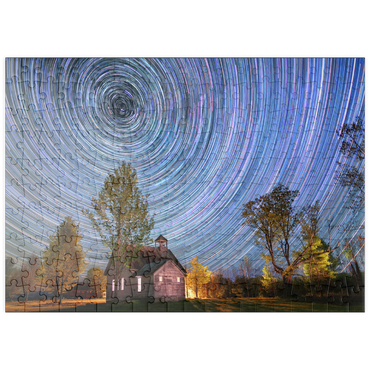 Darstellung des Puzzle Motivs puzzleplate Night School 200 Puzzle