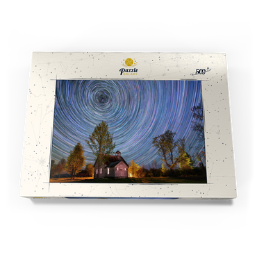 Darstellung des Puzzle Motivs Night School 500 Puzzle Schachtel Ansicht3