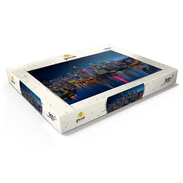 Darstellung des Puzzle Motivs Pittsburgh Twilight 200 Puzzle Schachtel Ansicht1