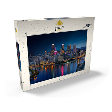 Darstellung des Puzzle Motivs Pittsburgh Twilight 200 Puzzle Schachtel Ansicht2