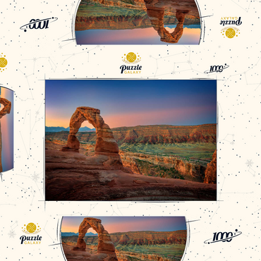 Darstellung des Puzzle Motivs Delicate Dawn 1000 Puzzle Schachtel 3D Modell