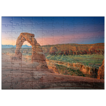 Darstellung des Puzzle Motivs puzzleplate Delicate Dawn 100 Puzzle