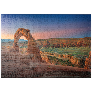 Darstellung des Puzzle Motivs puzzleplate Delicate Dawn 500 Puzzle