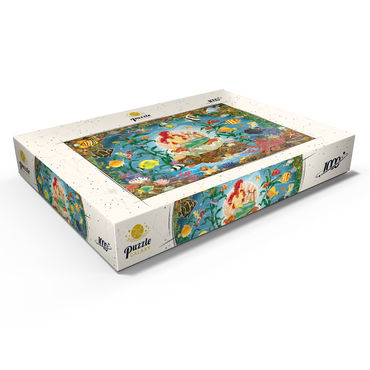 Darstellung des Puzzle Motivs Mermaid's Song 1000 Puzzle Schachtel Ansicht1