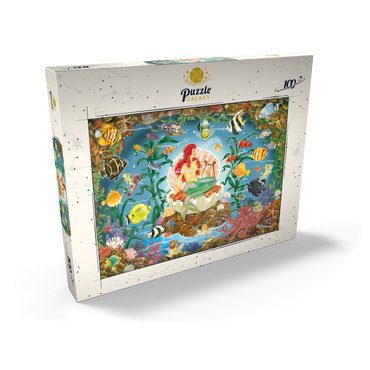 Darstellung des Puzzle Motivs Mermaid's Song 100 Puzzle Schachtel Ansicht2