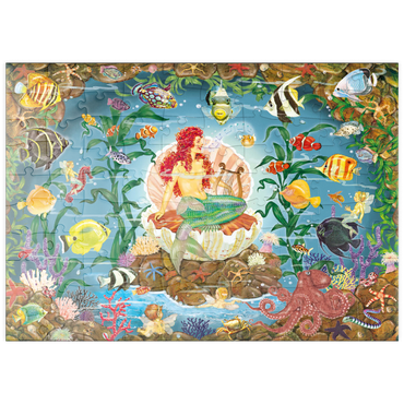 Darstellung des Puzzle Motivs puzzleplate Mermaid's Song 100 Puzzle