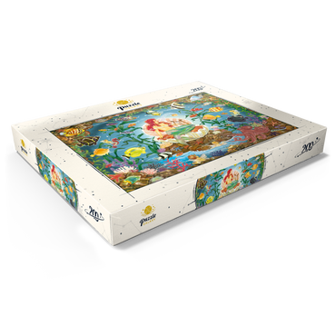 Darstellung des Puzzle Motivs Mermaid's Song 200 Puzzle Schachtel Ansicht1
