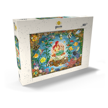 Darstellung des Puzzle Motivs Mermaid's Song 500 Puzzle Schachtel Ansicht2