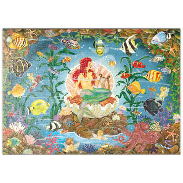 Darstellung des Puzzle Motivs puzzleplate Mermaid's Song 500 Puzzle
