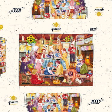 Darstellung des Puzzle Motivs Miss Prinn's Prairie School 1000 Puzzle Schachtel 3D Modell