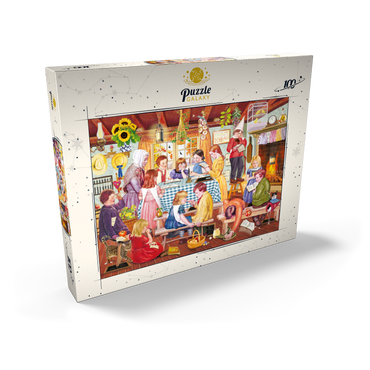 Darstellung des Puzzle Motivs Miss Prinn's Prairie School 100 Puzzle Schachtel Ansicht2