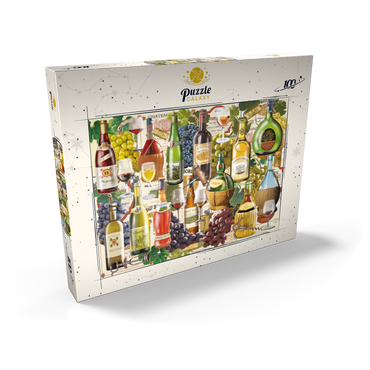 Darstellung des Puzzle Motivs Wine Puzzle 100 Puzzle Schachtel Ansicht2