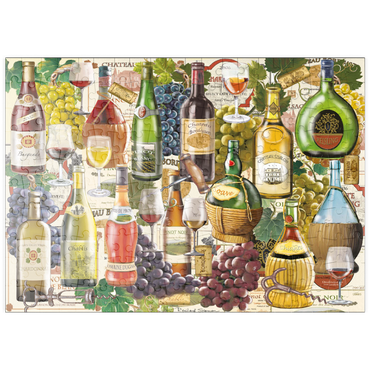 Darstellung des Puzzle Motivs puzzleplate Wine Puzzle 200 Puzzle
