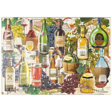 Darstellung des Puzzle Motivs puzzleplate Wine Puzzle 500 Puzzle