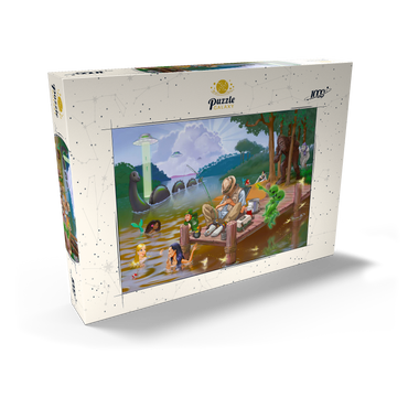 Darstellung des Puzzle Motivs While you were sleeping 1000 Puzzle Schachtel Ansicht2