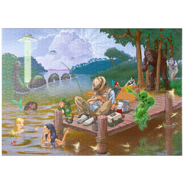 Darstellung des Puzzle Motivs puzzleplate While you were sleeping 1000 Puzzle