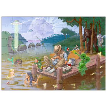 Darstellung des Puzzle Motivs puzzleplate While you were sleeping 100 Puzzle