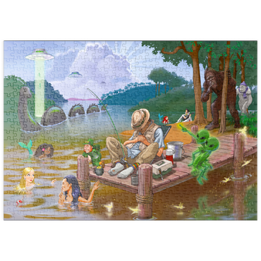 Darstellung des Puzzle Motivs puzzleplate While you were sleeping 500 Puzzle