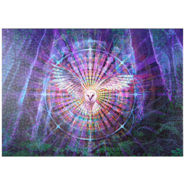 Darstellung des Puzzle Motivs puzzleplate Night Vision 1000 Puzzle