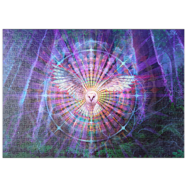 Darstellung des Puzzle Motivs puzzleplate Night Vision 500 Puzzle