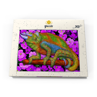 Darstellung des Puzzle Motivs Jacksons Chameleon 200 Puzzle Schachtel Ansicht3