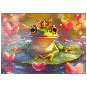 Darstellung des Puzzle Motivs puzzleplate Frog Prince 1000 Puzzle