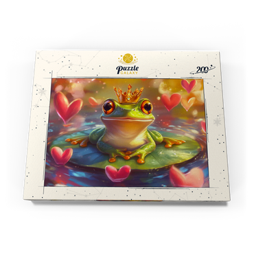 Darstellung des Puzzle Motivs Frog Prince 200 Puzzle Schachtel Ansicht3