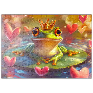 Darstellung des Puzzle Motivs puzzleplate Frog Prince 200 Puzzle