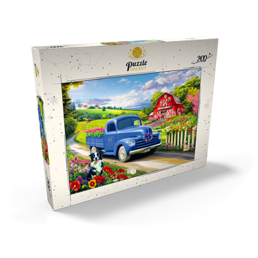 Darstellung des Puzzle Motivs Flower Farm 200 Puzzle Schachtel Ansicht2
