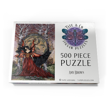 Darstellung des Puzzle Motivs Beauty And The Beast 500 Puzzle Schachtel Ansicht3