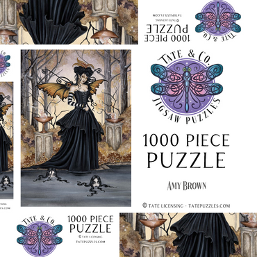 Darstellung des Puzzle Motivs A Dark Undercurrent 1000 Puzzle Schachtel 3D Modell