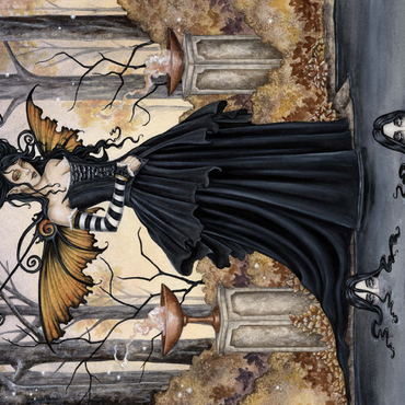 Darstellung des Puzzle Motivs A Dark Undercurrent 500 Puzzle 3D Modell