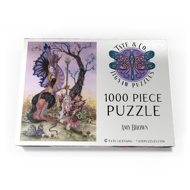 Darstellung des Puzzle Motivs Gathering At Dawn 1000 Puzzle Schachtel Ansicht3
