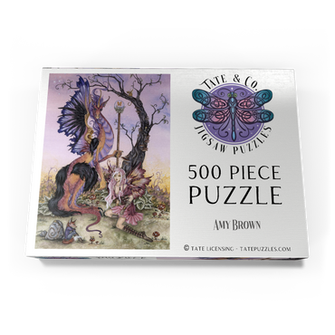 Darstellung des Puzzle Motivs Gathering At Dawn 500 Puzzle Schachtel Ansicht3
