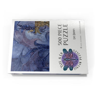 Darstellung des Puzzle Motivs Drachen-Träume - Amy Brown 500 Puzzle Schachtel Ansicht3