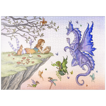 Darstellung des Puzzle Motivs puzzleplate Es war einmal - Amy Brown 1000 Puzzle