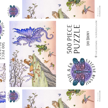 Darstellung des Puzzle Motivs Es war einmal - Amy Brown 500 Puzzle Schachtel 3D Modell