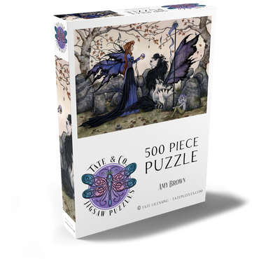 Darstellung des Puzzle Motivs Opfergaben - Amy Brown 500 Puzzle Schachtel Ansicht2