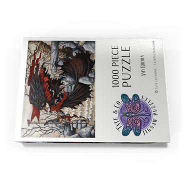 Darstellung des Puzzle Motivs Morgan Le Fey - Amy Brown 1000 Puzzle Schachtel Ansicht3