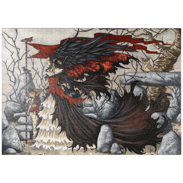 Darstellung des Puzzle Motivs puzzleplate Morgan Le Fey - Amy Brown 1000 Puzzle