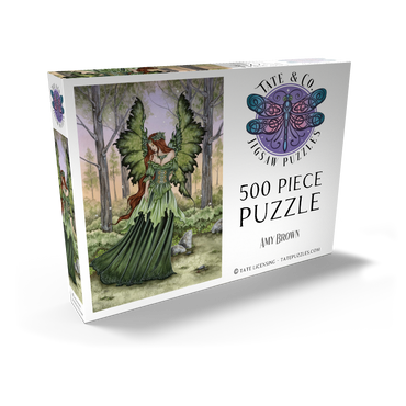 Darstellung des Puzzle Motivs Lady Of The Forest 500 Puzzle Schachtel Ansicht2