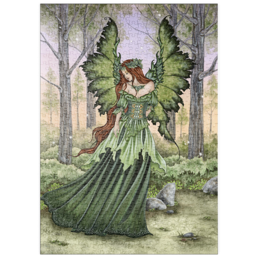 Darstellung des Puzzle Motivs puzzleplate Lady Of The Forest 500 Puzzle